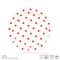 New Bone China Dots Design New Shape Plate